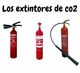 los extintores de CO2