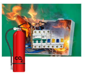 extintor co2 fuego electrico