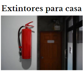 extintores para casa