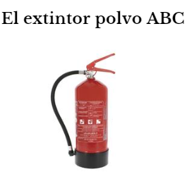 extintor polvo ABC