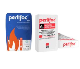 mortero intumescente