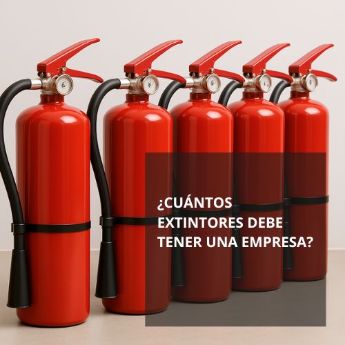 ¿Cuántos extintores debe tener una empresa?