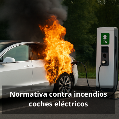 Normativa contra incendios coches eléctricos
