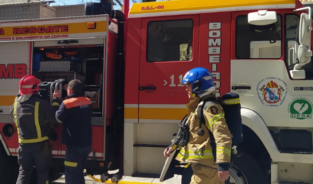 Incendio en Aguiño: una sartén olvidada provoca daños en una vivienda