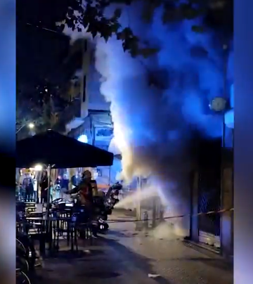 Bar de Amara arde en San Sebastián: “Se ha quemado todo, hasta el toldo”