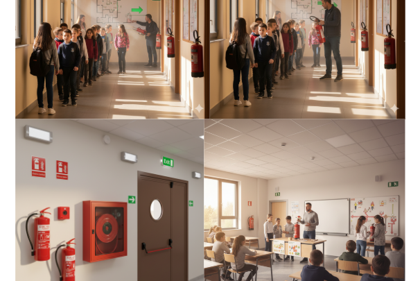 Cómo reforzar la seguridad contra incendios en tu centro educativo