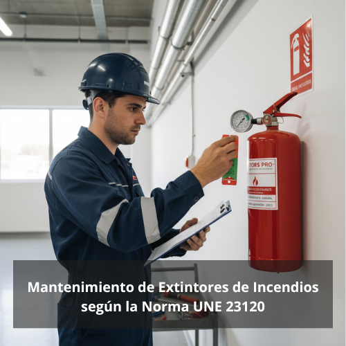 Mantenimiento de Extintores de Incendios según la Norma UNE 23120