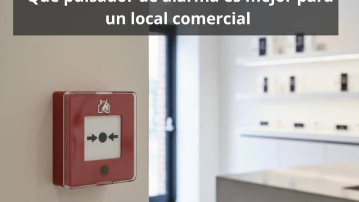 Qué pulsador de alarma es mejor para un local comercial