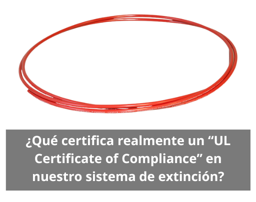 Certificado UL 521: qué garantiza en tu sistema de extinción